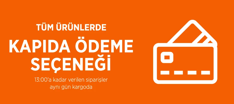 Kapıda ödeme seçeneği