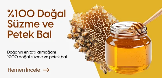 %100 Doğal Süzme ve Petek Bal
